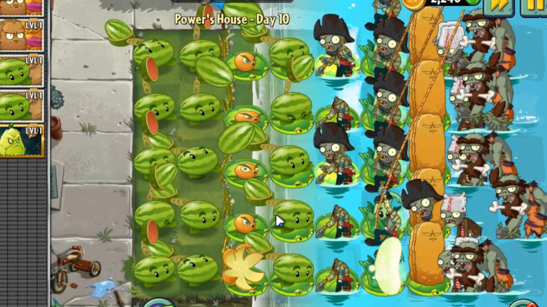 Plants vs. Zombies 2国际版6.2.1自制关演示【共六关】